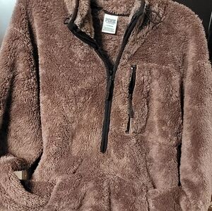 Victoria's Secret Pink Mauve Fleece Jacket Its Practicaly In New Condition.